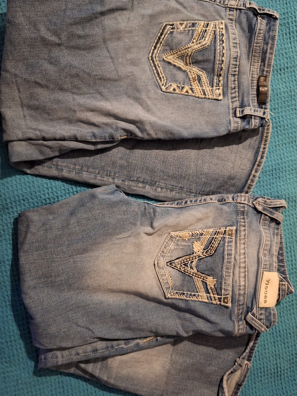 Maurices Light Blue Denim Jeans Pair